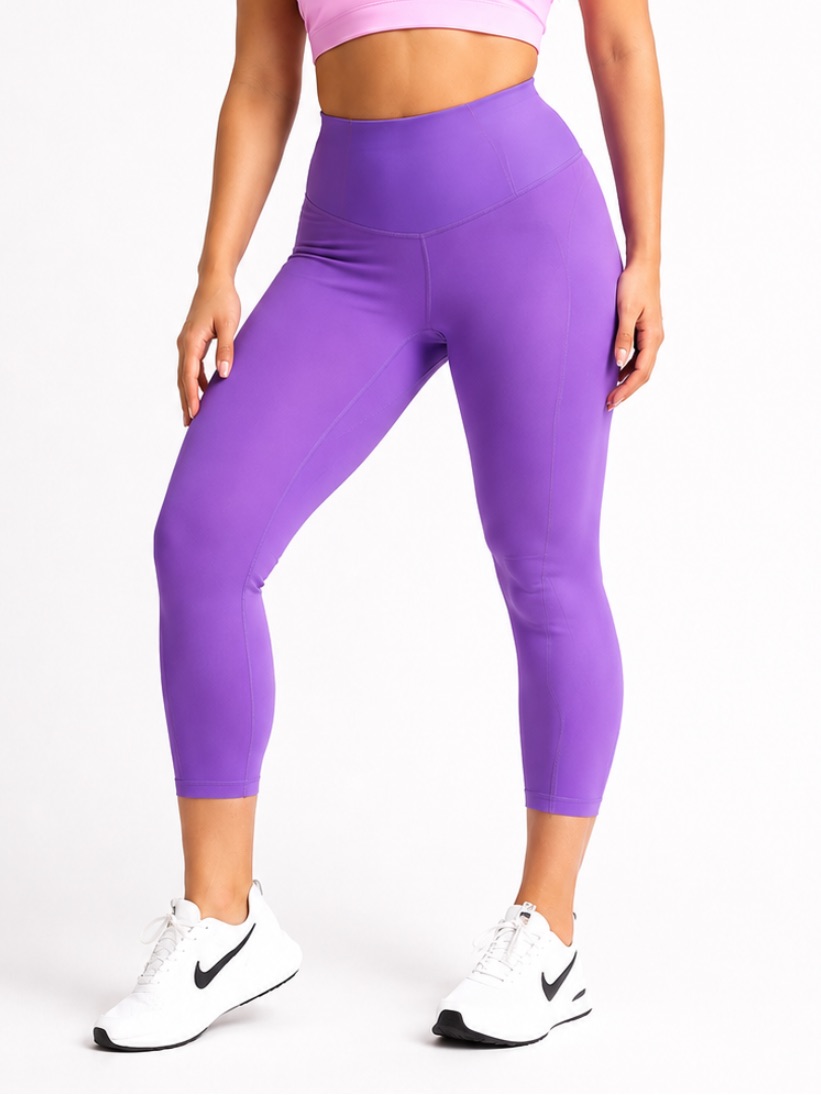 The Nike One Luxe Tight Fit Yoga Purple Leggings X3